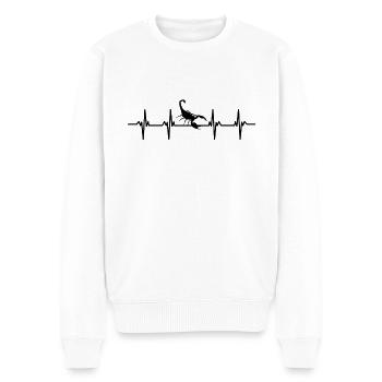 Skorpione Skorpionstachel Stachel Wüste Skorpion - Männer Premium Bio Pullover - Weiß - Vorne - Thijin (182cm)