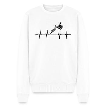 tatoo tattoo tattoowierer tattowierer körperkunst - Männer Premium Bio Pullover - Weiß - Vorne - Thijin (182cm)