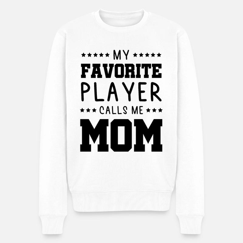 Feldhockey mama - Männer Premium Bio Pullover - Weiß