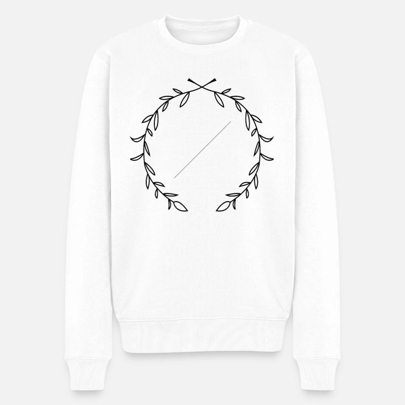 Mariage, mariage - Pull Premium bio Homme - blanc