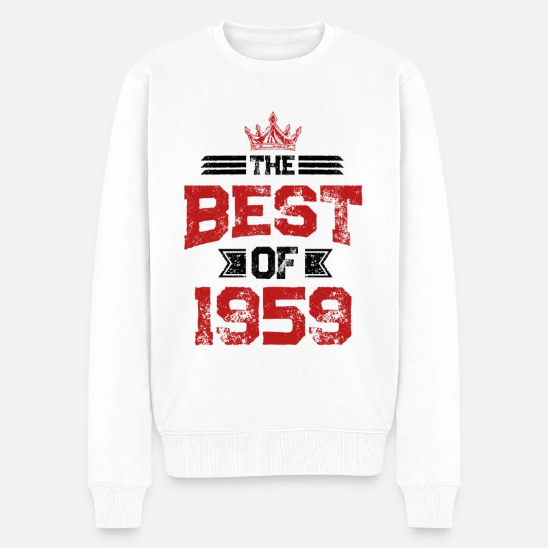 1959 best of - Pull Premium bio Homme - blanc