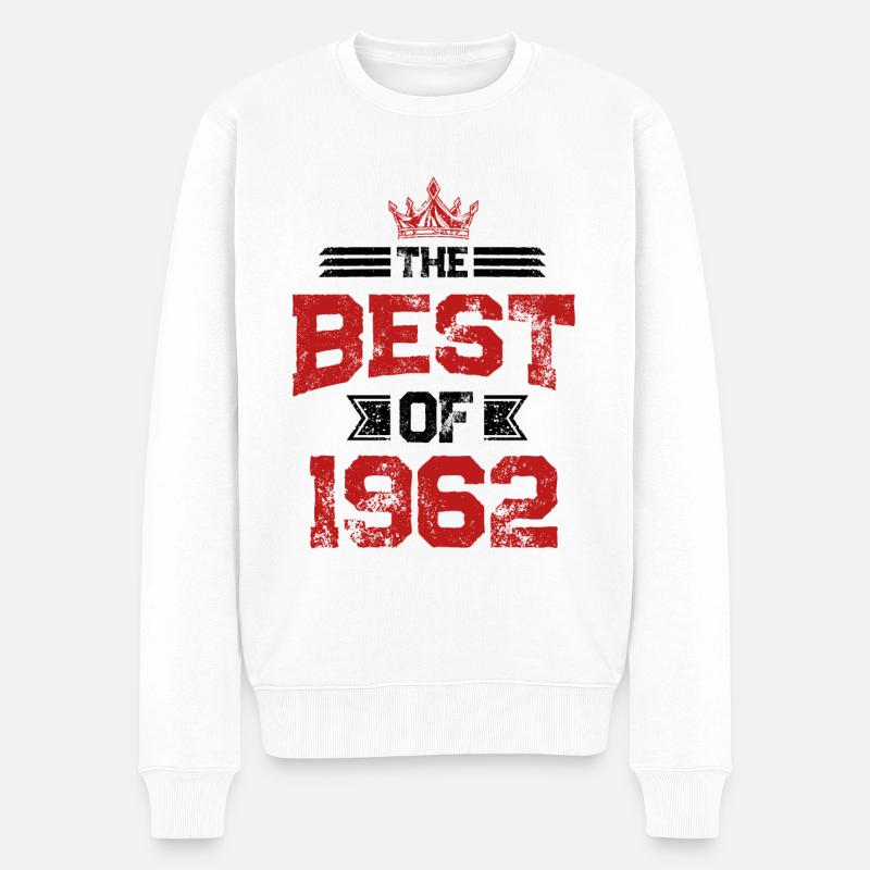 1962 best of - Männer Premium Bio Pullover - Weiß