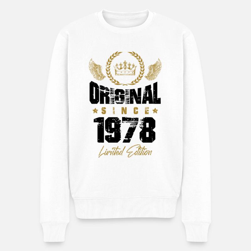 Édition limitée 1978 - Pull Premium bio Homme - blanc