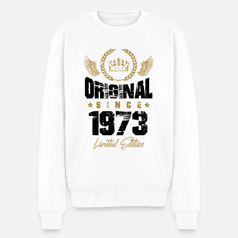 Édition limitée 1973 - Pull Premium bio Homme - blanc