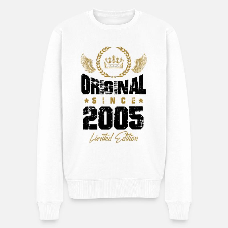 Édition limitée 2005 - Pull Premium bio Homme - blanc