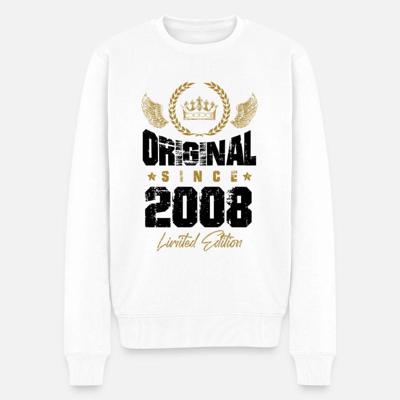 Édition limitée 2008 - Pull Premium bio Homme - blanc