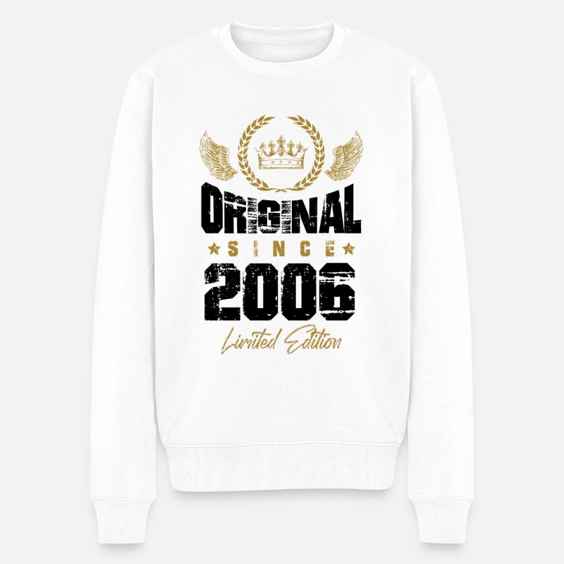 Édition limitée 2006 - Pull Premium bio Homme - blanc