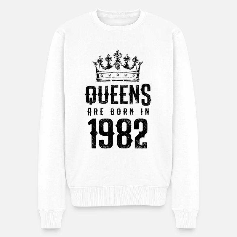 né en 1982 - Pull Premium bio Homme - blanc