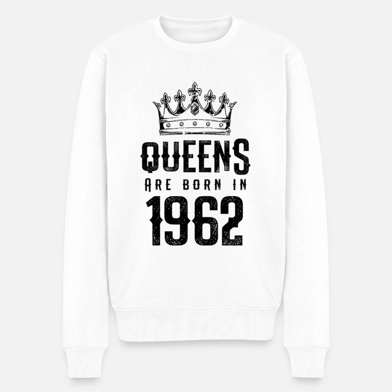 né en 1962 - Pull Premium bio Homme - blanc