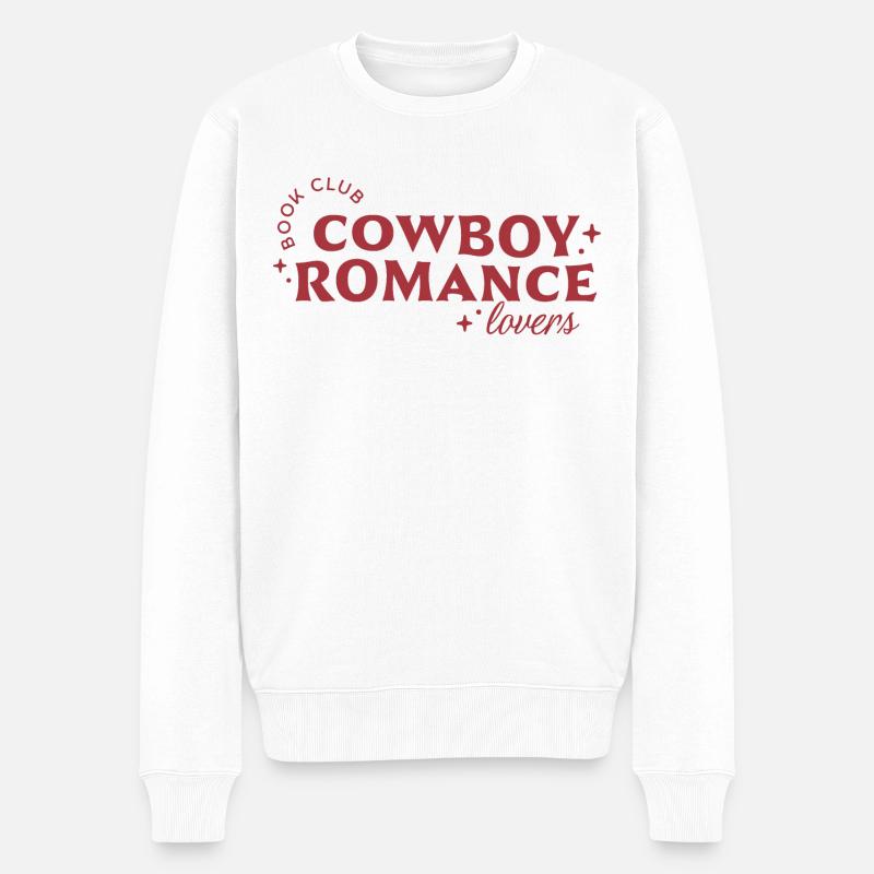 Cowboy romance club de lecture - Pull Premium bio Homme - blanc
