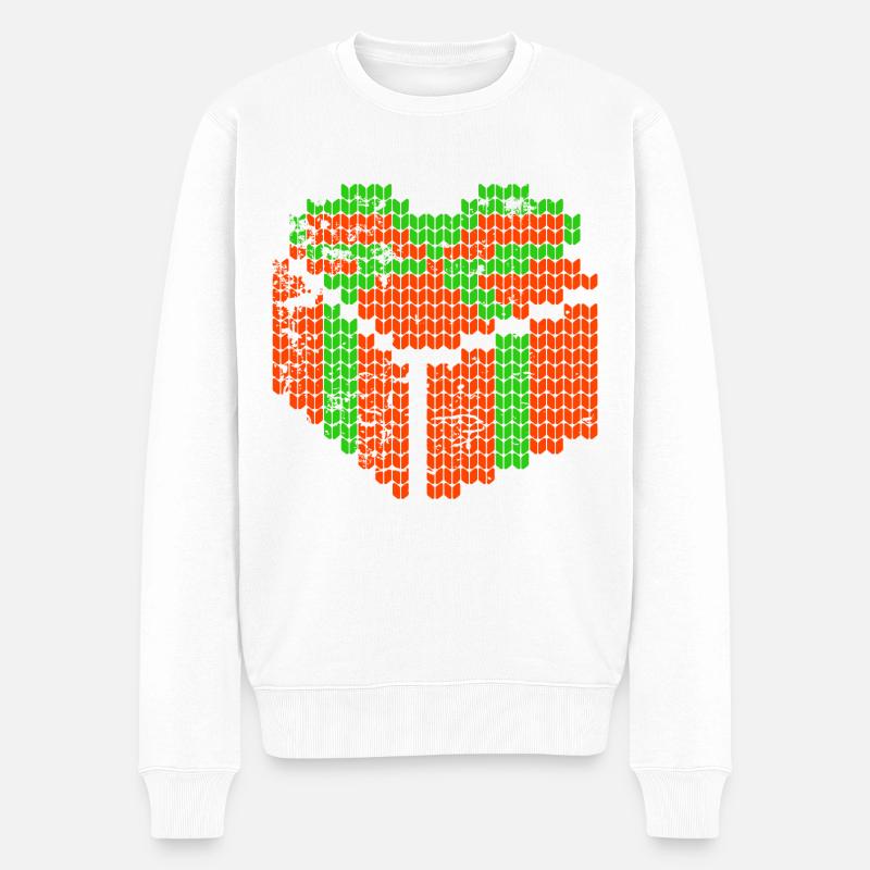 Pull de Noël moche - Pull Premium bio Homme - blanc