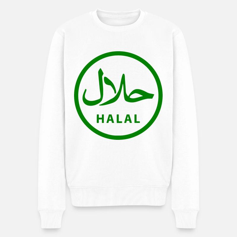 Halal - Pull Premium bio Homme - blanc