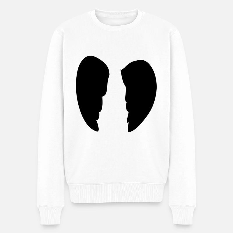 Ailes Ange Symbole Forme - Pull Premium bio Homme - blanc