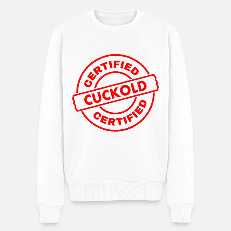 Cuckold - Pull Premium bio Homme - blanc