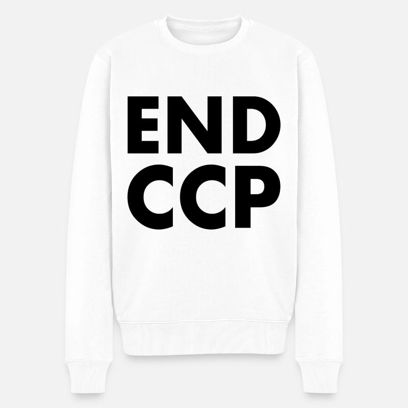 End ccp - Männer Premium Bio Pullover - Weiß