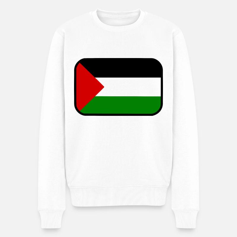 Palestine - Pull Premium bio Homme - blanc