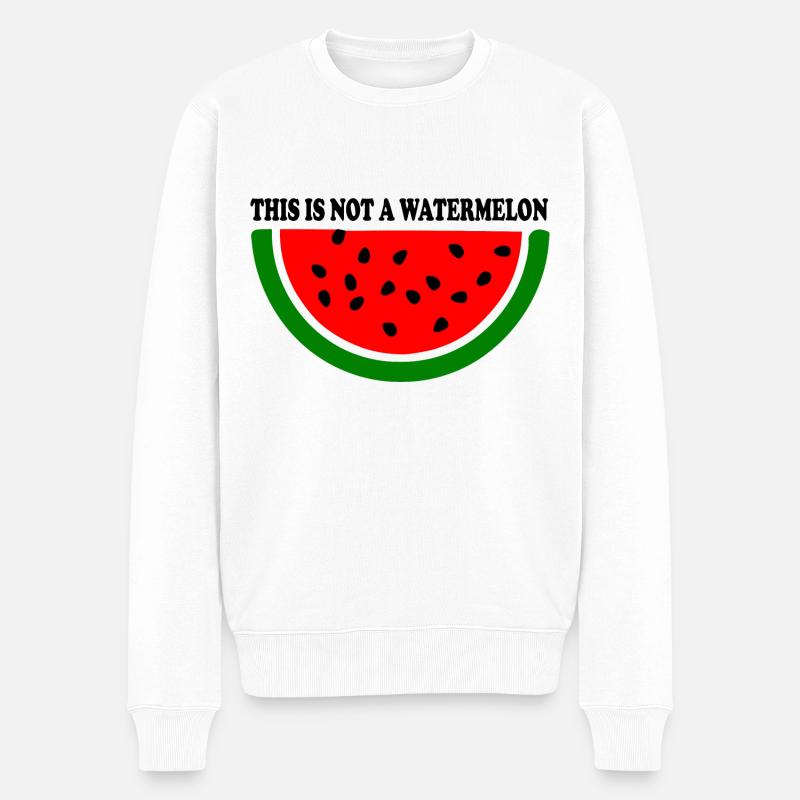 Pastèque - Pull Premium bio Homme - blanc