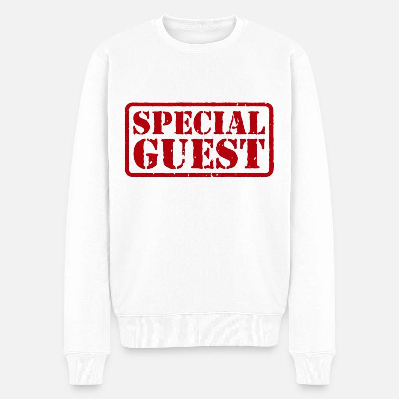 Invité spécial - Pull Premium bio Homme - blanc