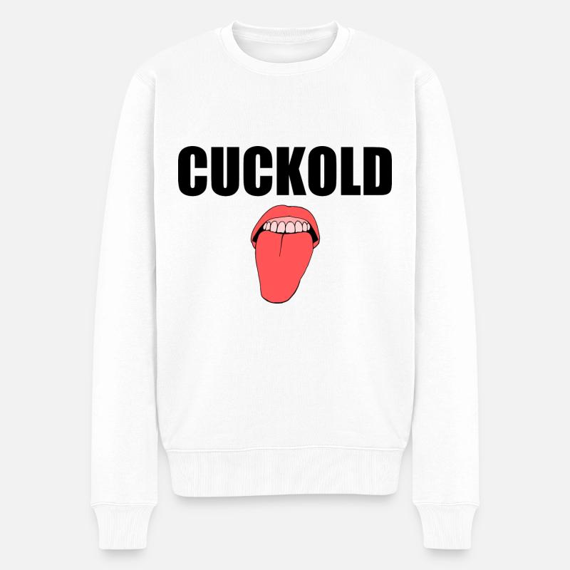 Cuckold - Pull Premium bio Homme - blanc