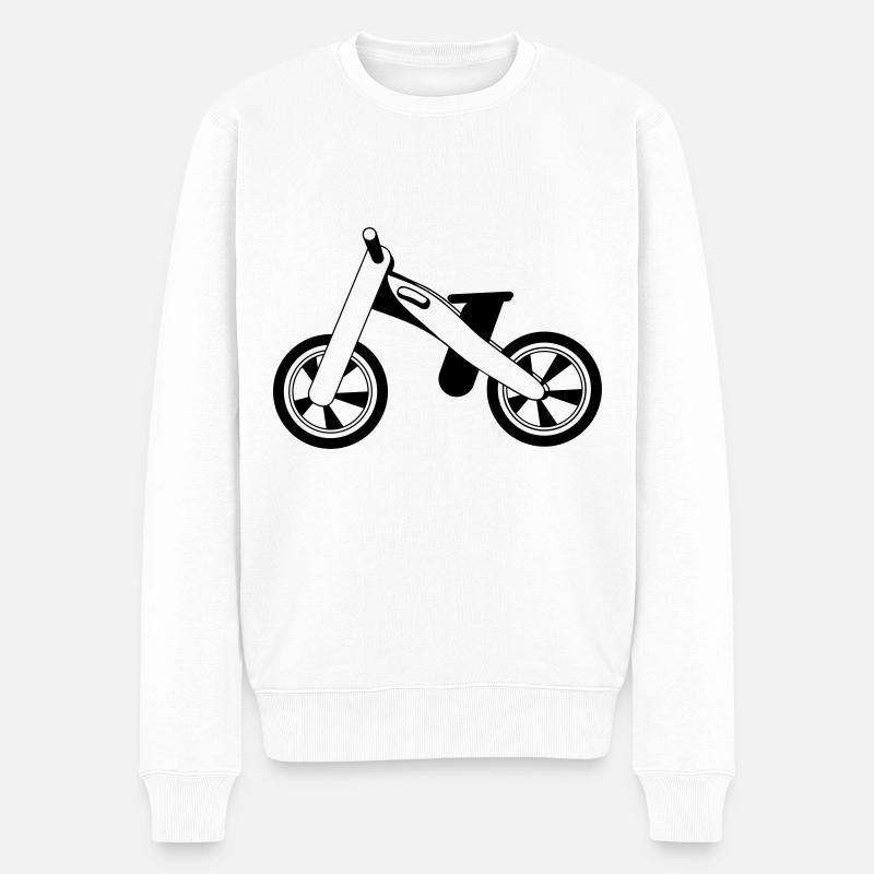 Roue vélo pour enfant Pour enfant Couleur Sélection - Pull Premium bio Homme - blanc