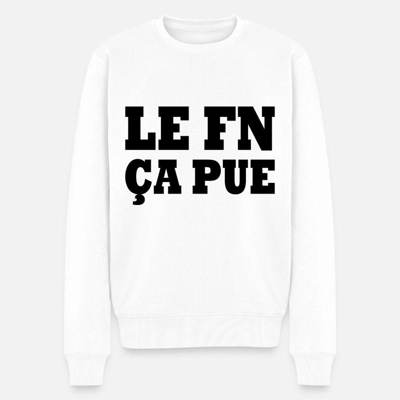 le fn ça pue - Pull Premium bio Homme - blanc