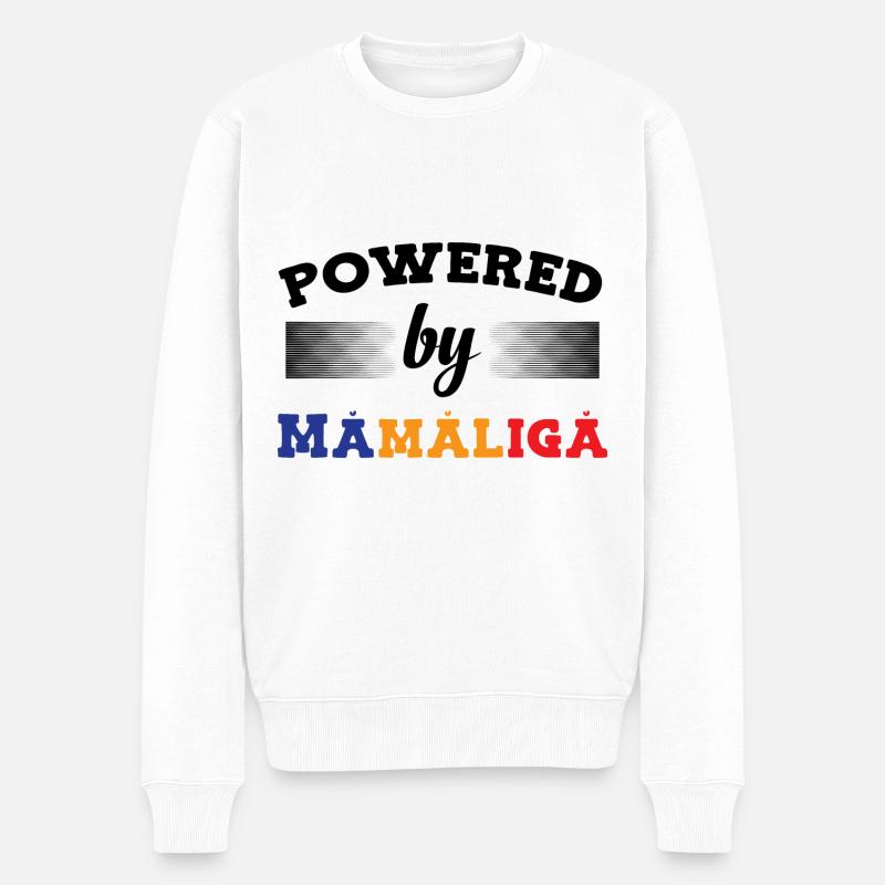 Propulsé par Mamaliga - Pull Premium bio Homme - blanc