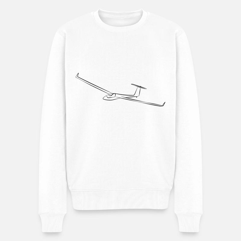 Planeurs Planeurs Planeurs - Pull Premium bio Homme - blanc