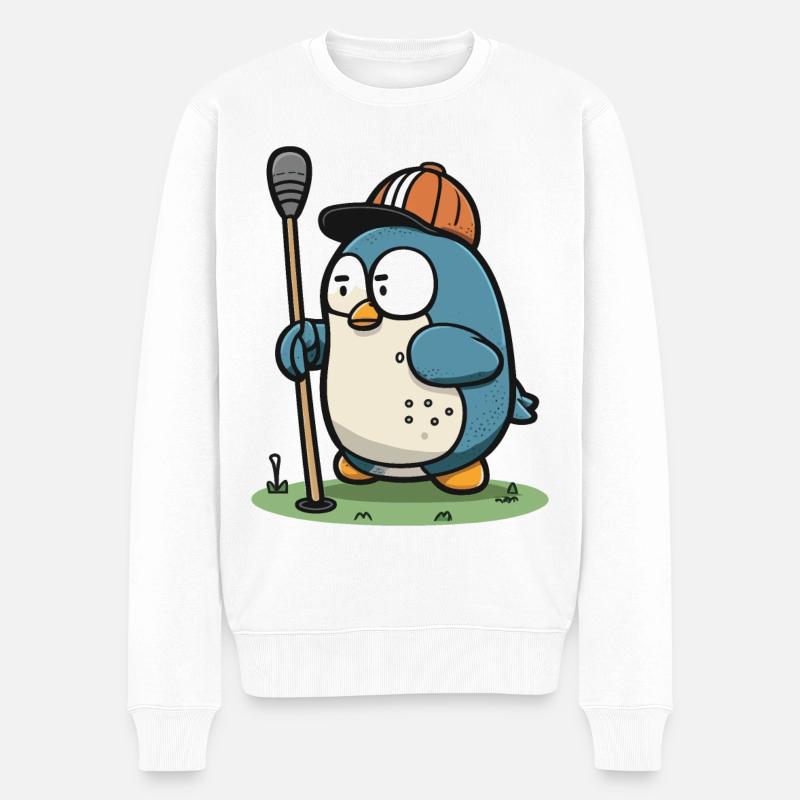 Pingouin Pro Golf - Pull Premium bio Homme - blanc