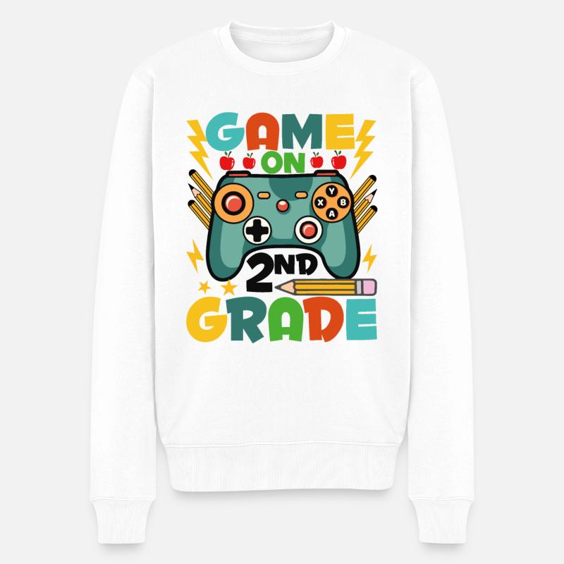 Jeu Sur Le 2ème Grade - Pull Premium bio Homme - blanc