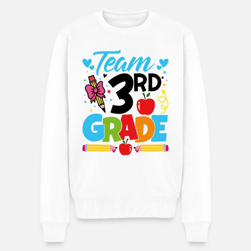 Équipe 3e Année - Pull Premium bio Homme - blanc