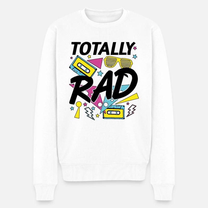 Total genial - Männer Premium Bio Pullover - Weiß