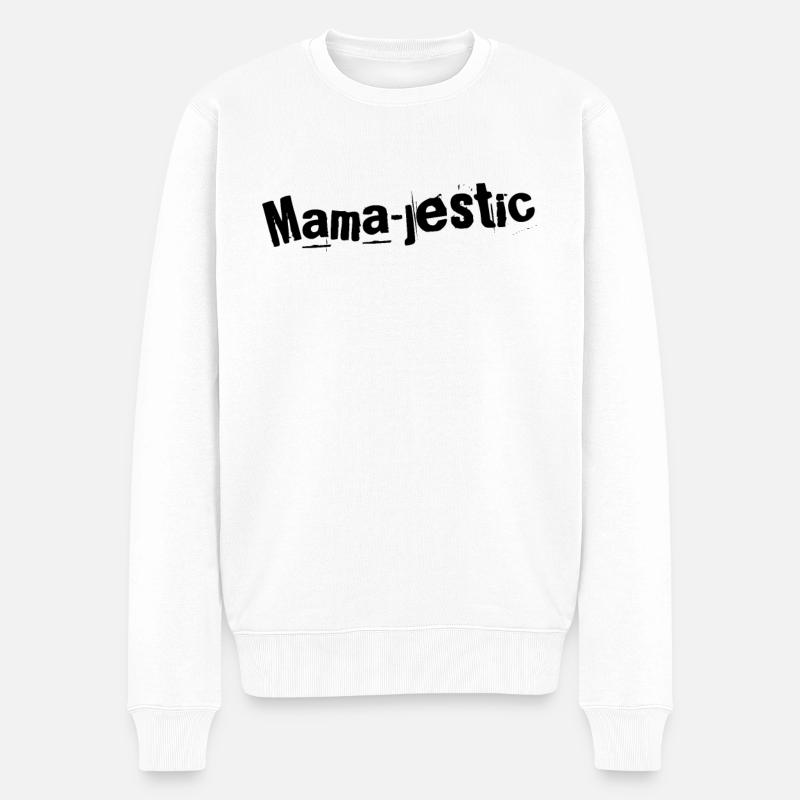 Mama-Jestic Magic - Pull Premium bio Homme - blanc