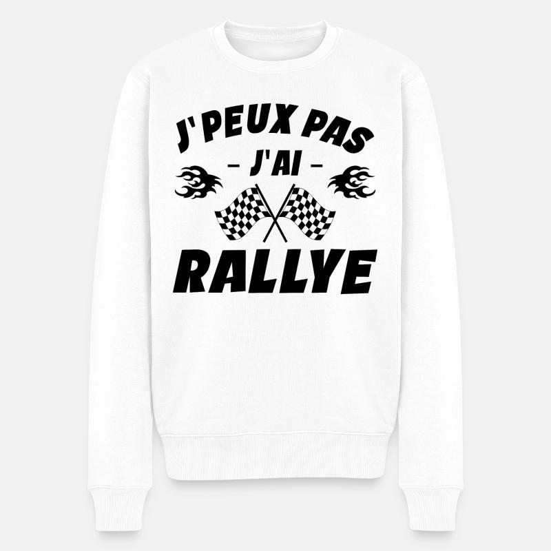 Je Peux Pas J'ai Rallye - Pull Premium bio Homme - blanc