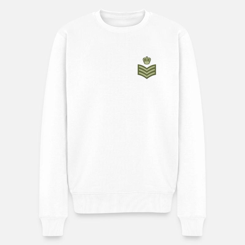 Sergent-chef OR7 - Pull Premium bio Homme - blanc