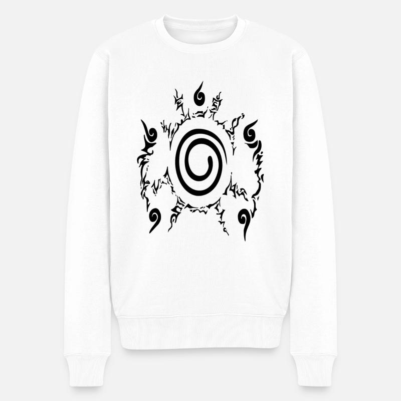 narut seal manga - Männer Premium Bio Pullover - Weiß