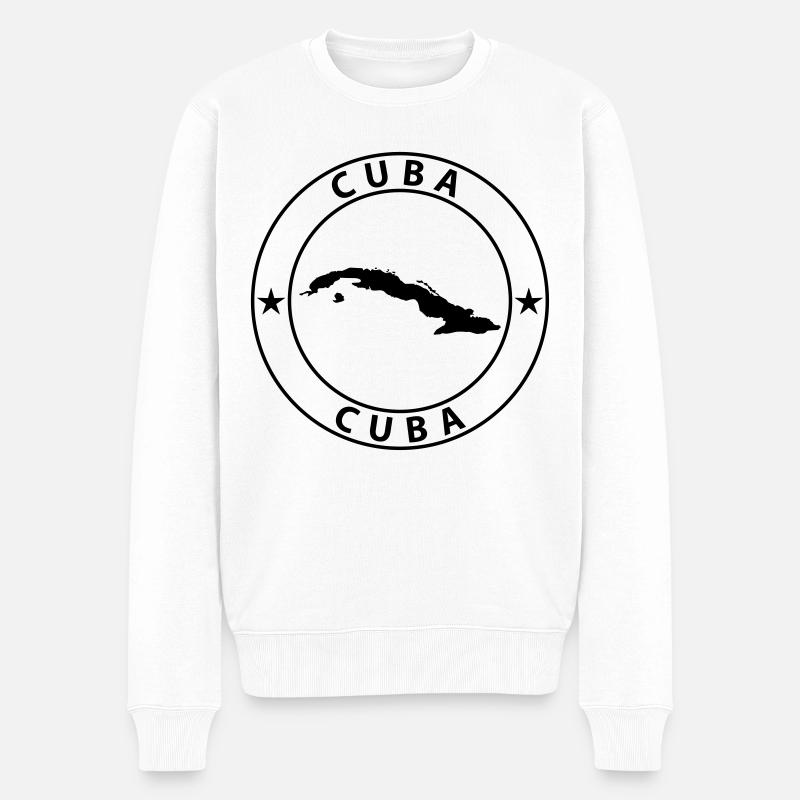 Cuba - Pull Premium bio Homme - blanc