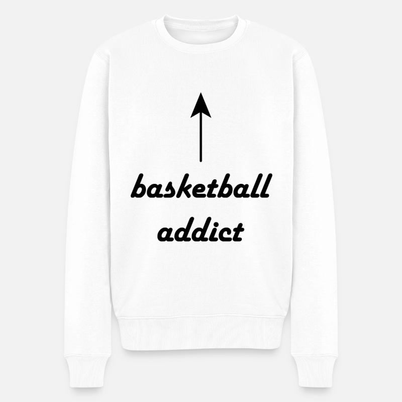 Basketteur basketteur - Pull Premium bio Homme - blanc