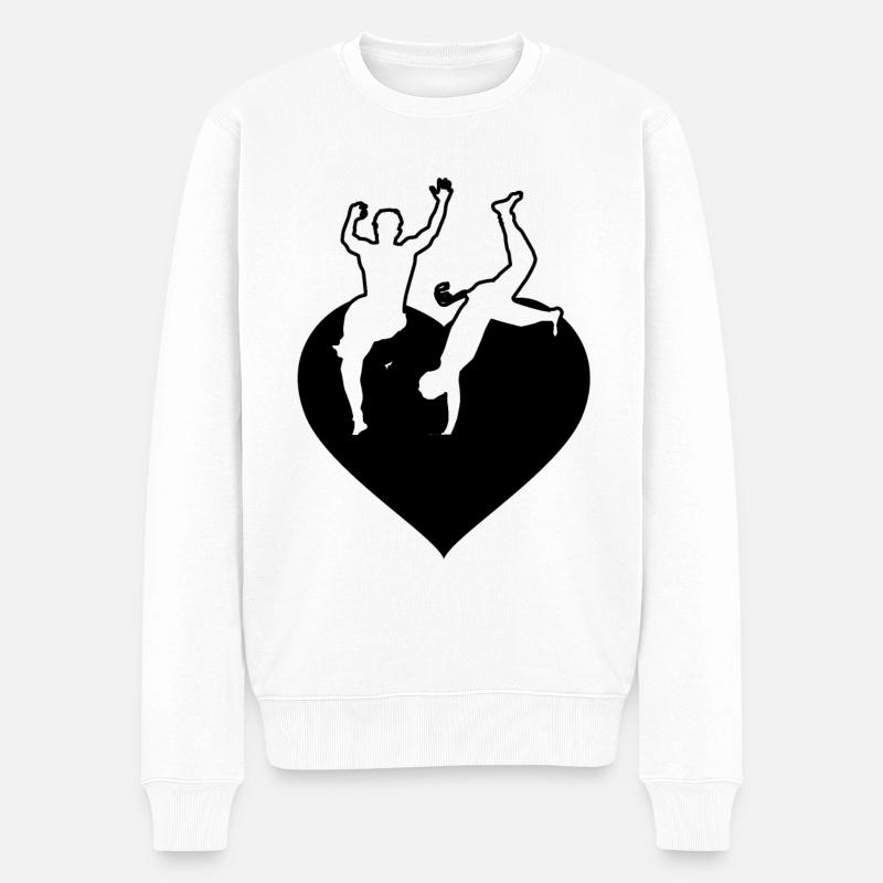 Capoeira - Pull Premium bio Homme - blanc