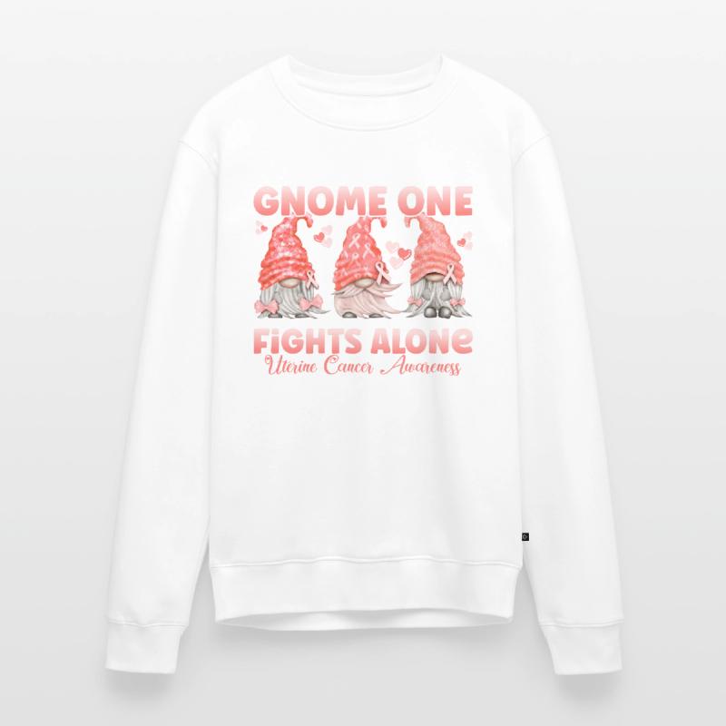 Gnome One Bekämpft Gebärmutterkrebs Männer Premium Bio Pullover