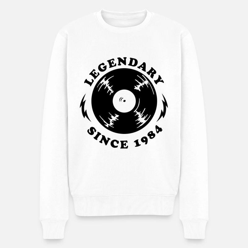 Millésime 1984 - Pull Premium bio Homme - blanc