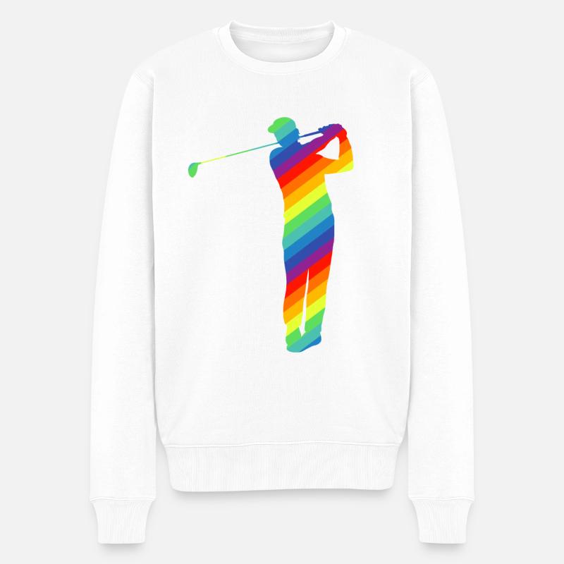 Golfe - Pull Premium bio Homme - blanc