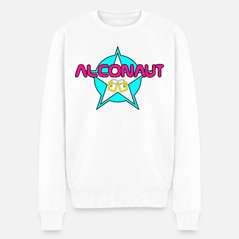 Partie - ALCONAUT A - Pull Premium bio Homme - blanc