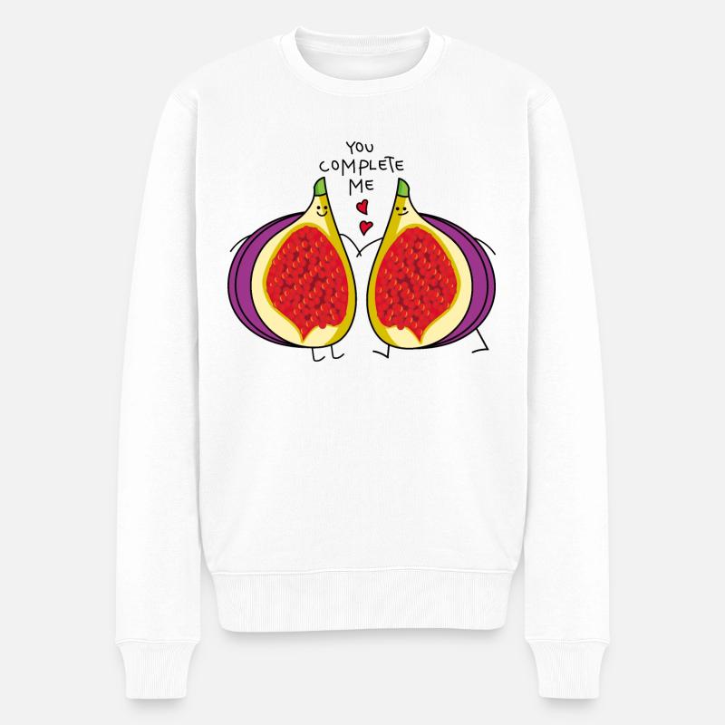 Couple de Figues - Pull Premium bio Homme - blanc