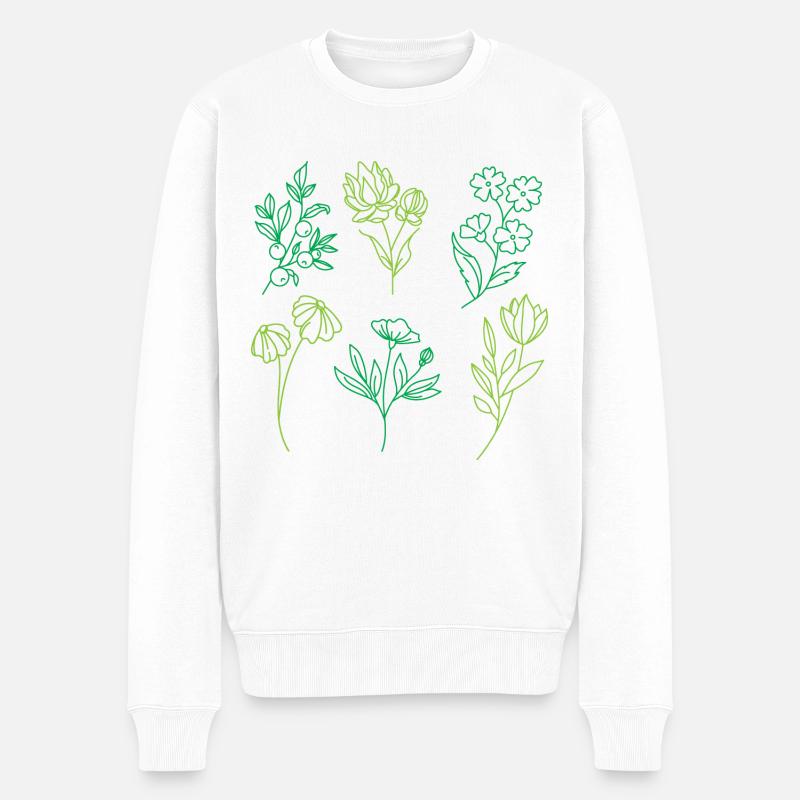 Anlagenbetrieben - Männer Premium Bio Pullover - Weiß