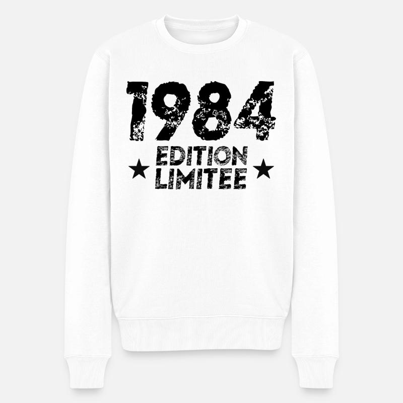 1984 Limited Edition Cadeau D'anniversaire !! - Pull Premium bio Homme - blanc
