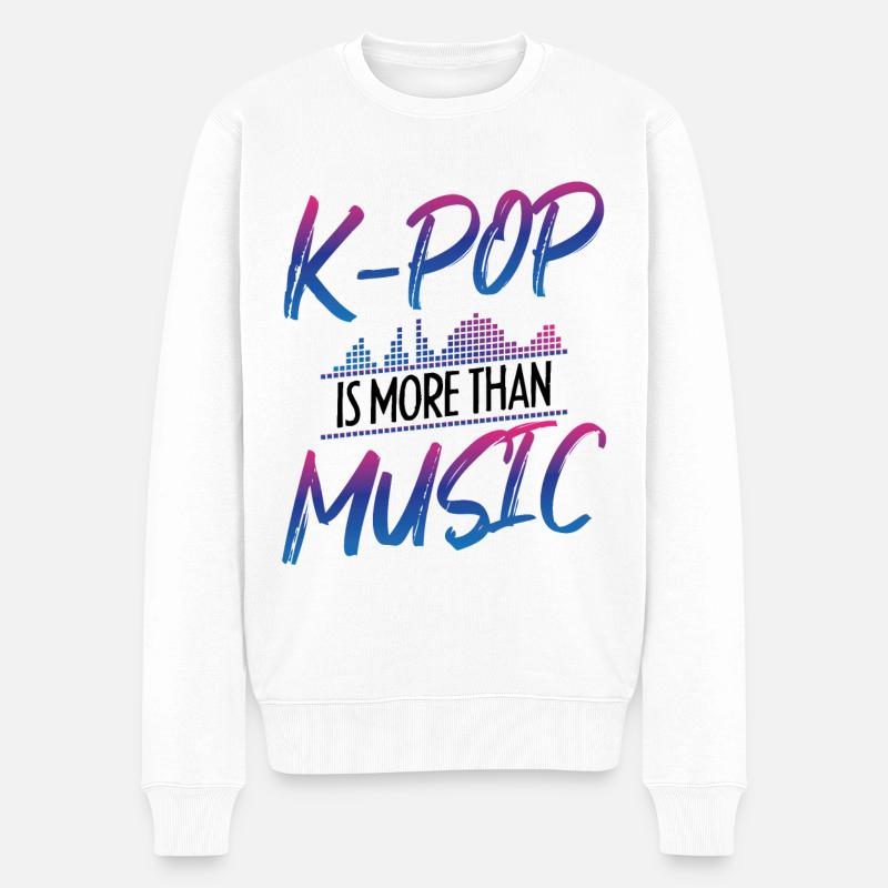 K-Pop Lover Design - Pull Premium bio Homme - blanc