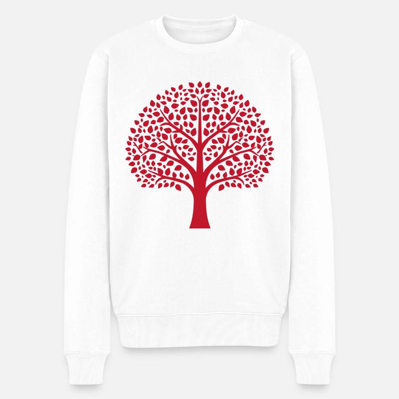 Arbre - Pull Premium bio Homme - blanc