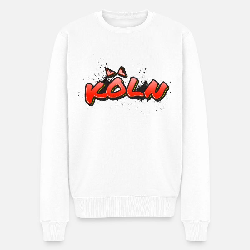 Köln Splash Kölle Cologne - Pull Premium bio Homme - blanc