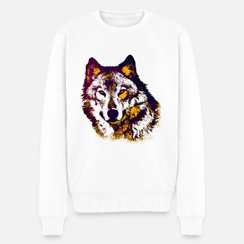 Loup - Pull Premium bio Homme - blanc