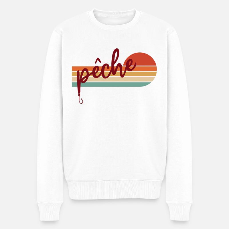 pêche | la pêche - Pull Premium bio Homme - blanc